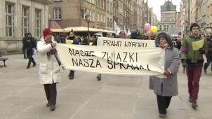 Manifa przeszła przez Gdańsk.<br />
Pod Neptunem czekali narodwcy